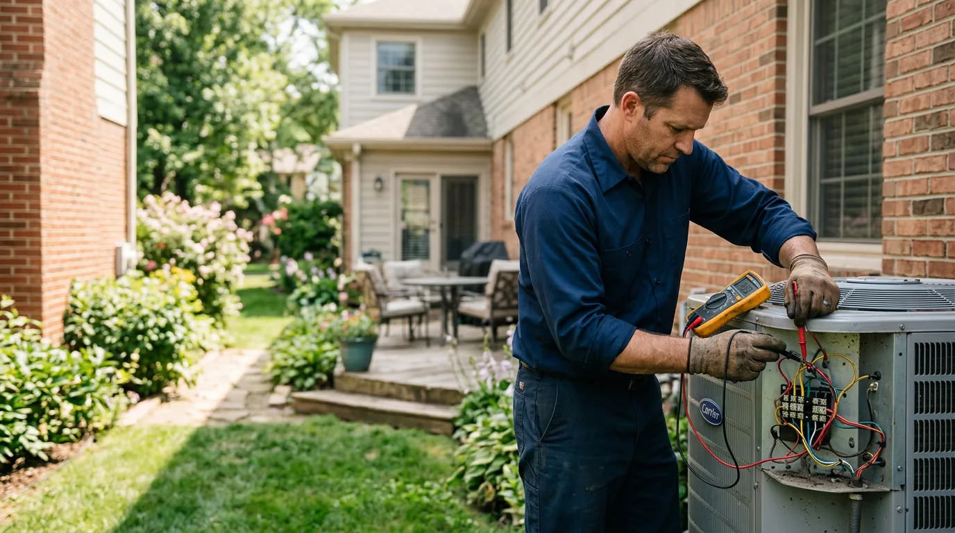 HVAC technician working near Somers, NY